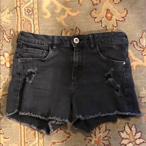 Girls’ Zara Black Denim Shorts